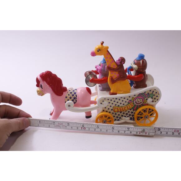 1980s, Circus, Wind-Up, Sound, Small, Activity Toy, Vintage, - Picture 3 of 3